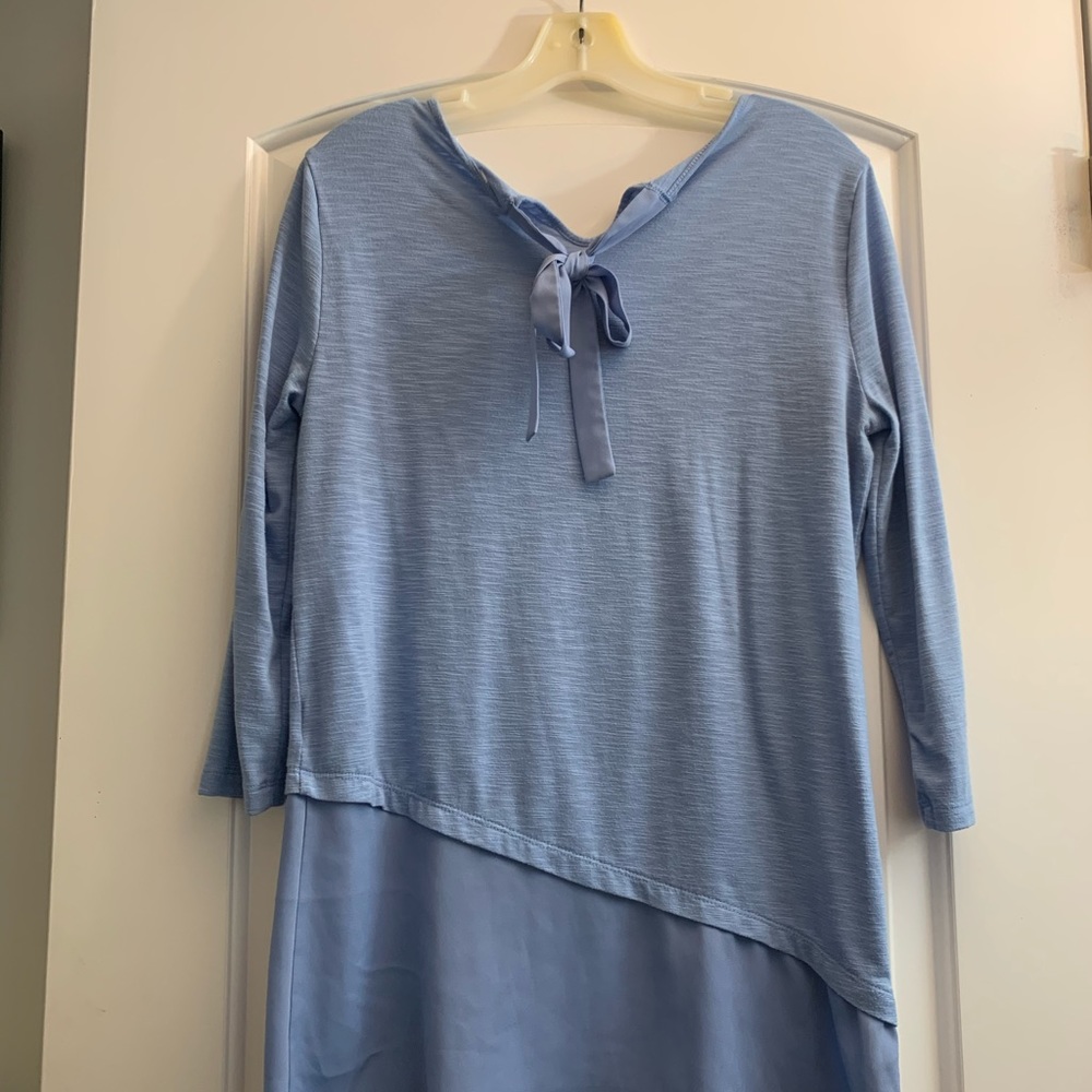 Blue work-out tunic